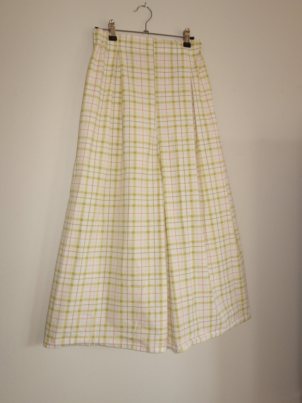 [s/m] green orange plaid 𝑝𝑖𝑙𝑙𝑜𝑤 𝑝𝑎𝑛𝑡𝑠