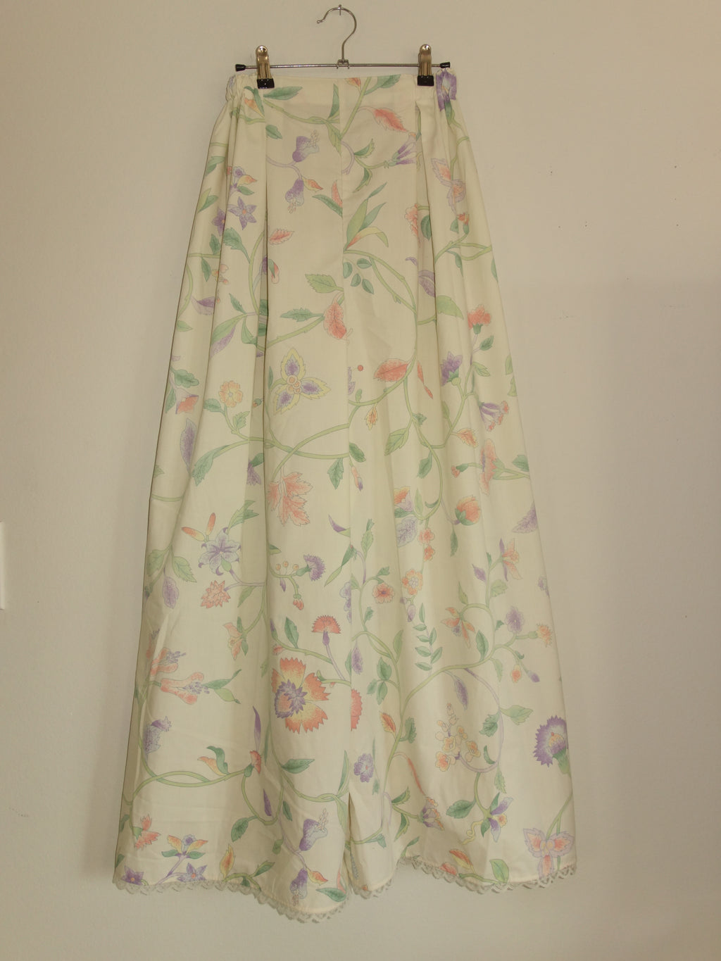 [tall] japanese floral 𝑝𝑖𝑙𝑙𝑜𝑤 𝑝𝑎𝑛𝑡𝑠 w lace trim