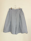 navy gingham 𝑝𝑖𝑙𝑙𝑜𝑤 𝑝𝑎𝑛𝑡𝑠