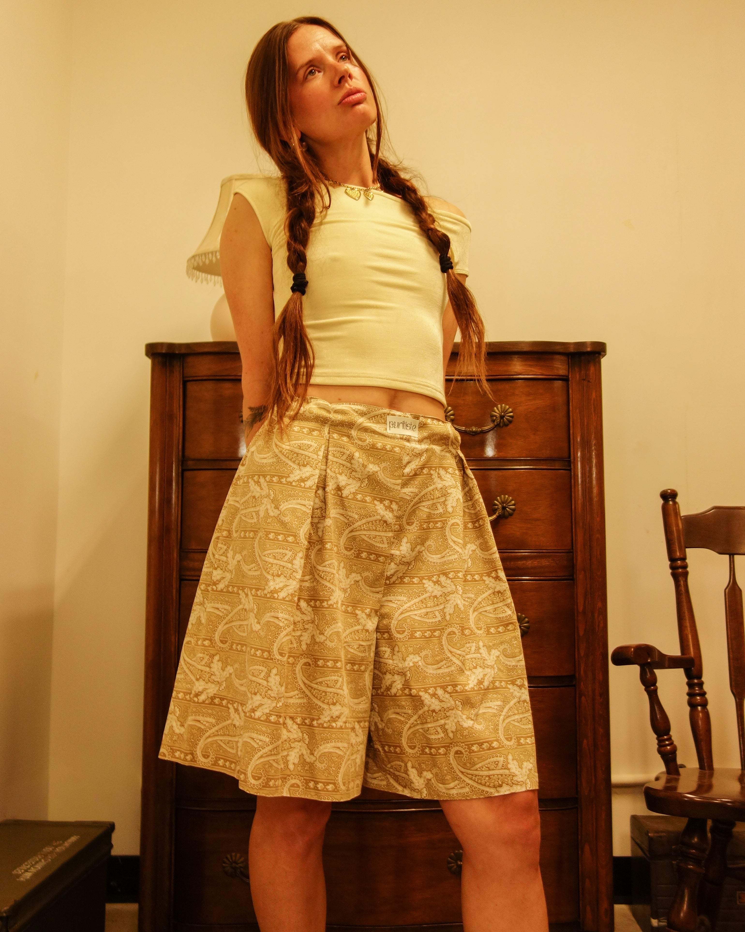 Paisley Pillow Shorts