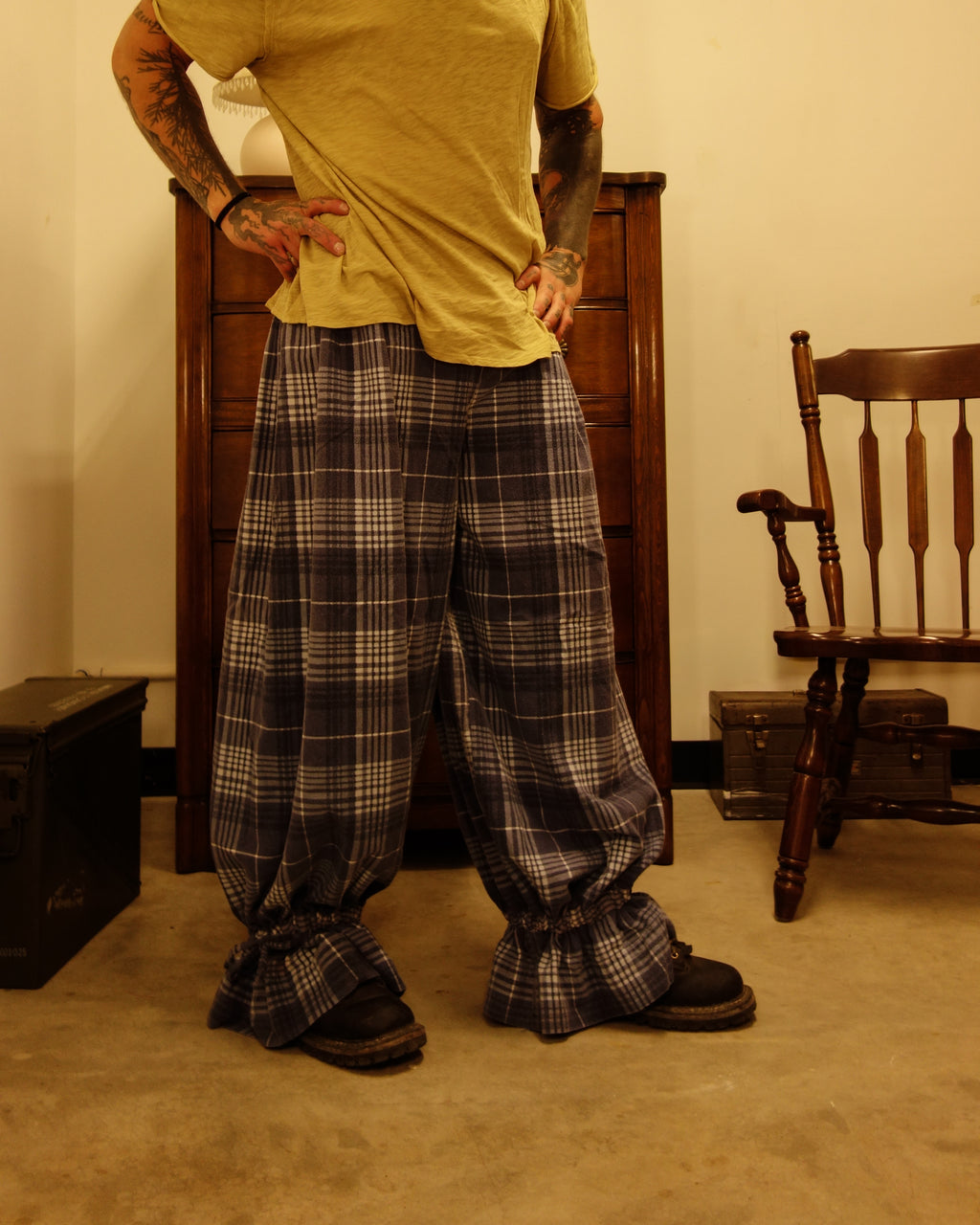 [tall] Plaid Bloomers