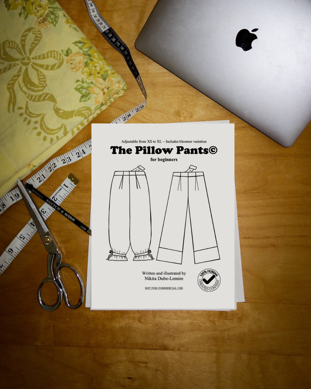 Pillow Pants + Bloomers ☺ Beginner tutorial WITHOUT Serger.