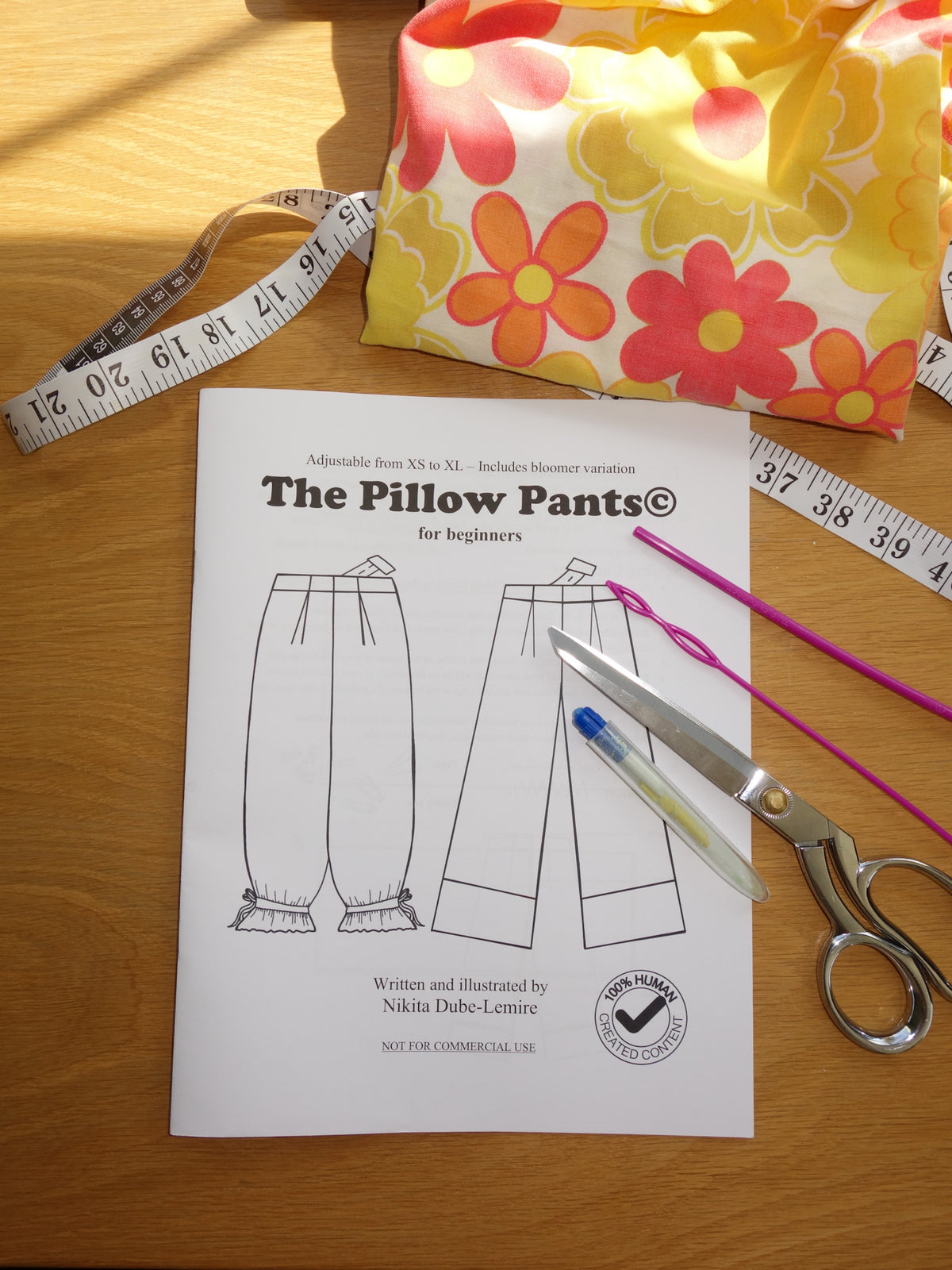 Pillow Pants + Bloomers ☺ Beginner tutorial WITHOUT Serger.